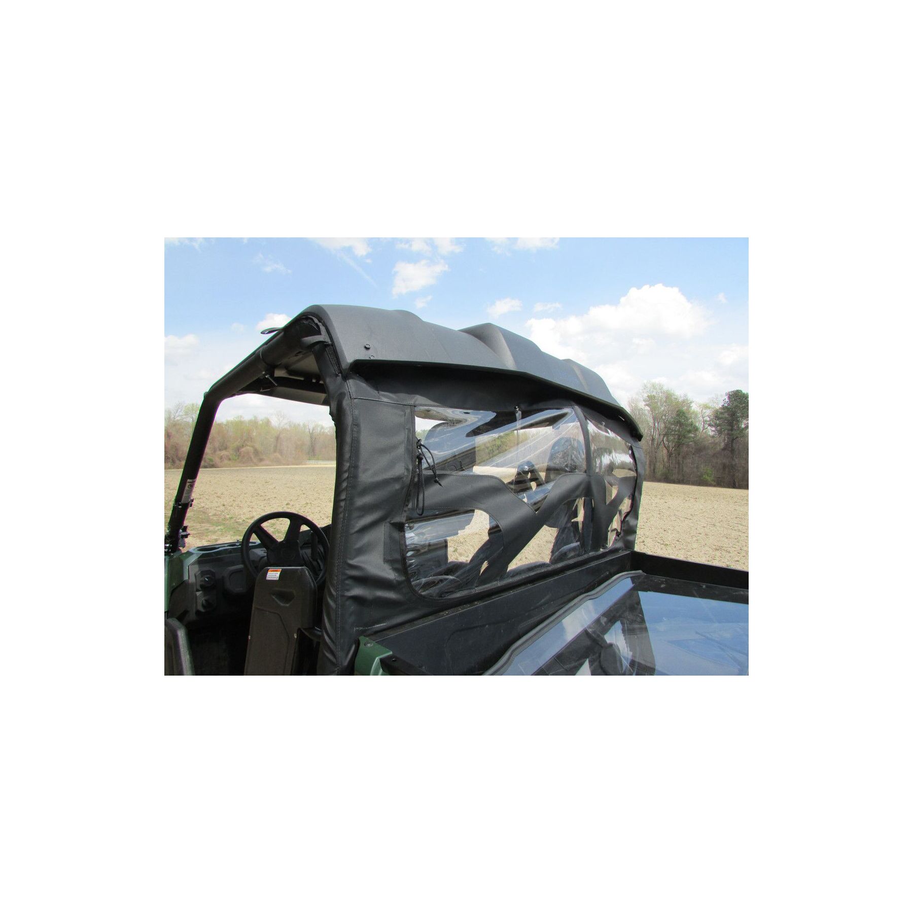Seizmik Soft Rear Dust Panel With Window Yamaha Viking 2014-2025