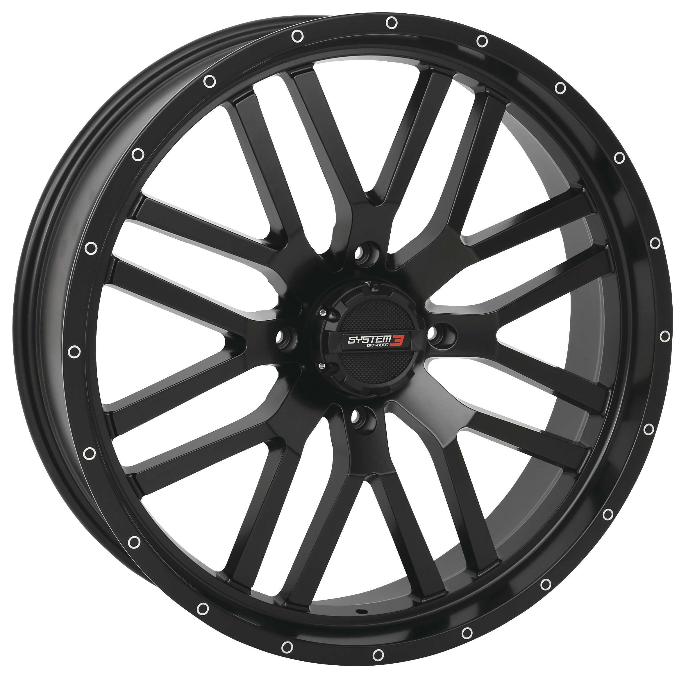 System 3 Off-Road ST-3 Simulated Beadlock Wheels 4/137 14x7 | 5+2 (+30mm)
