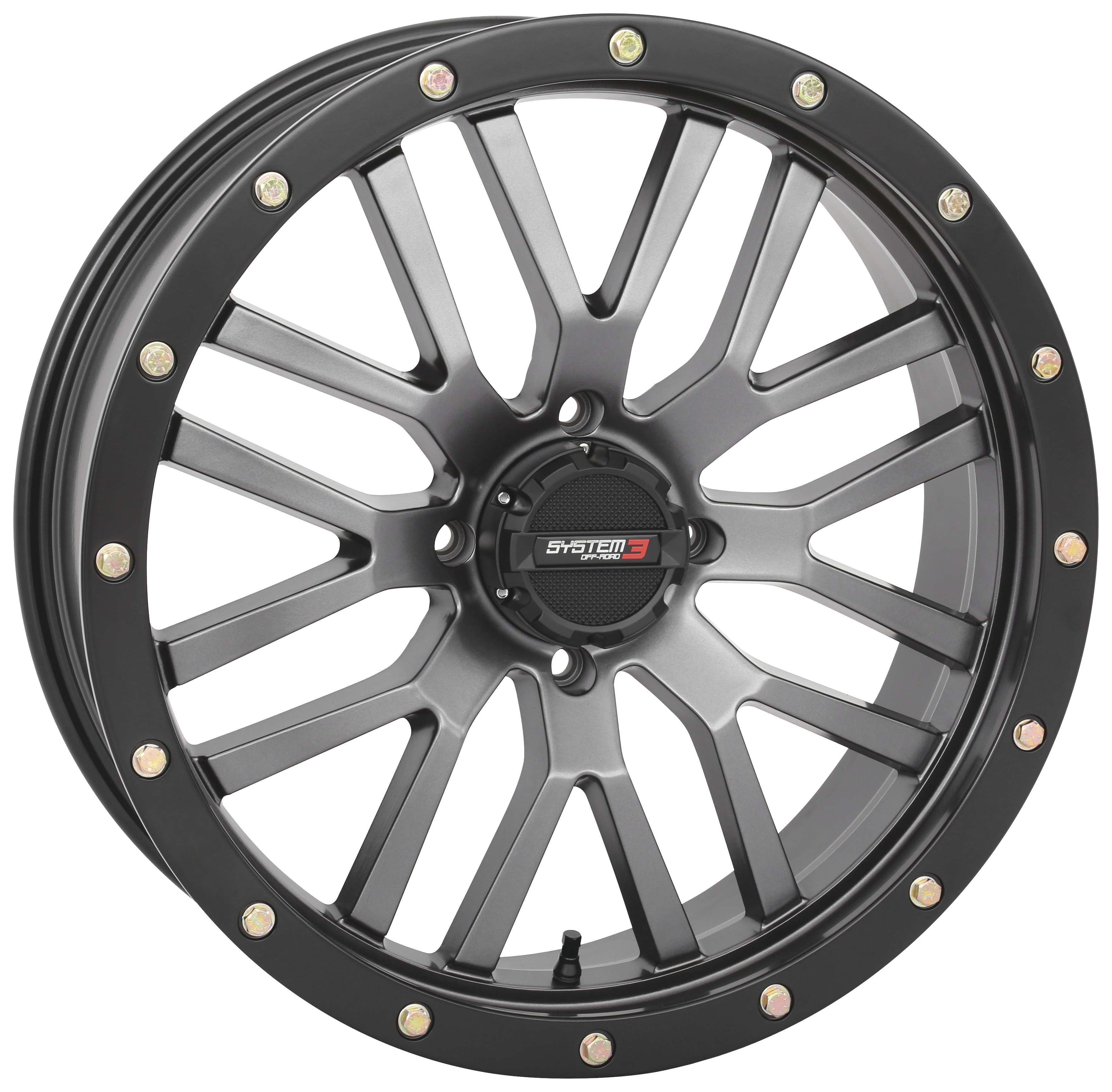System 3 Off-Road ST-3 Simulated Beadlock Wheels 4/137 20x6.5 | 4+2.5