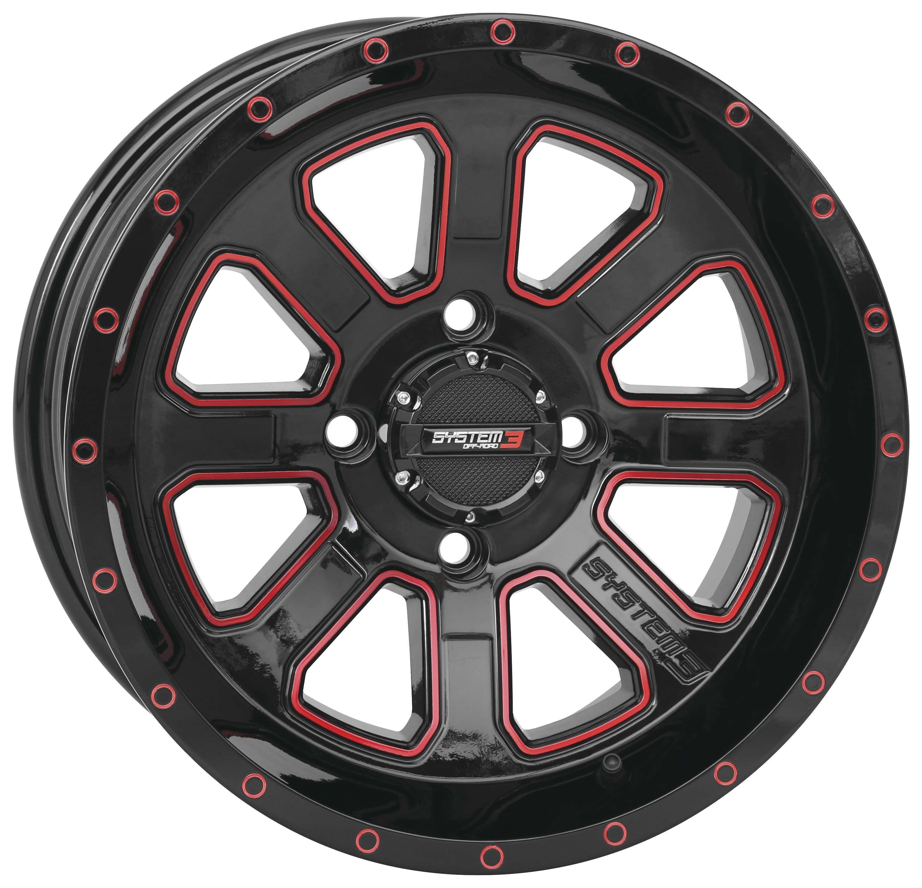System 3 Off-Road ST-4 Aluminum Wheels 4/137 14x7 I 4+3