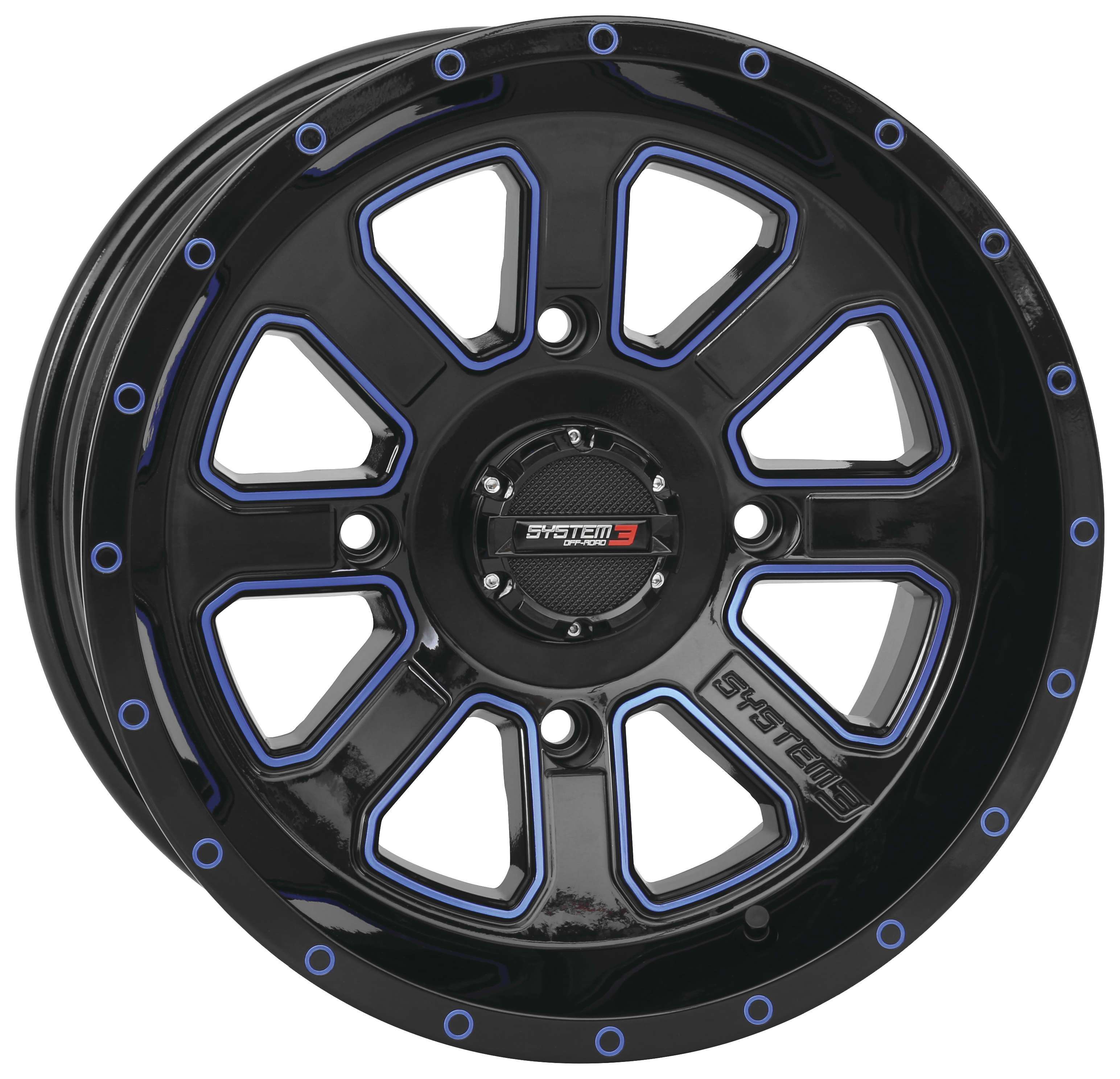 System 3 Off-Road ST-4 Aluminum Wheels 4/137 14x7 I 4+3