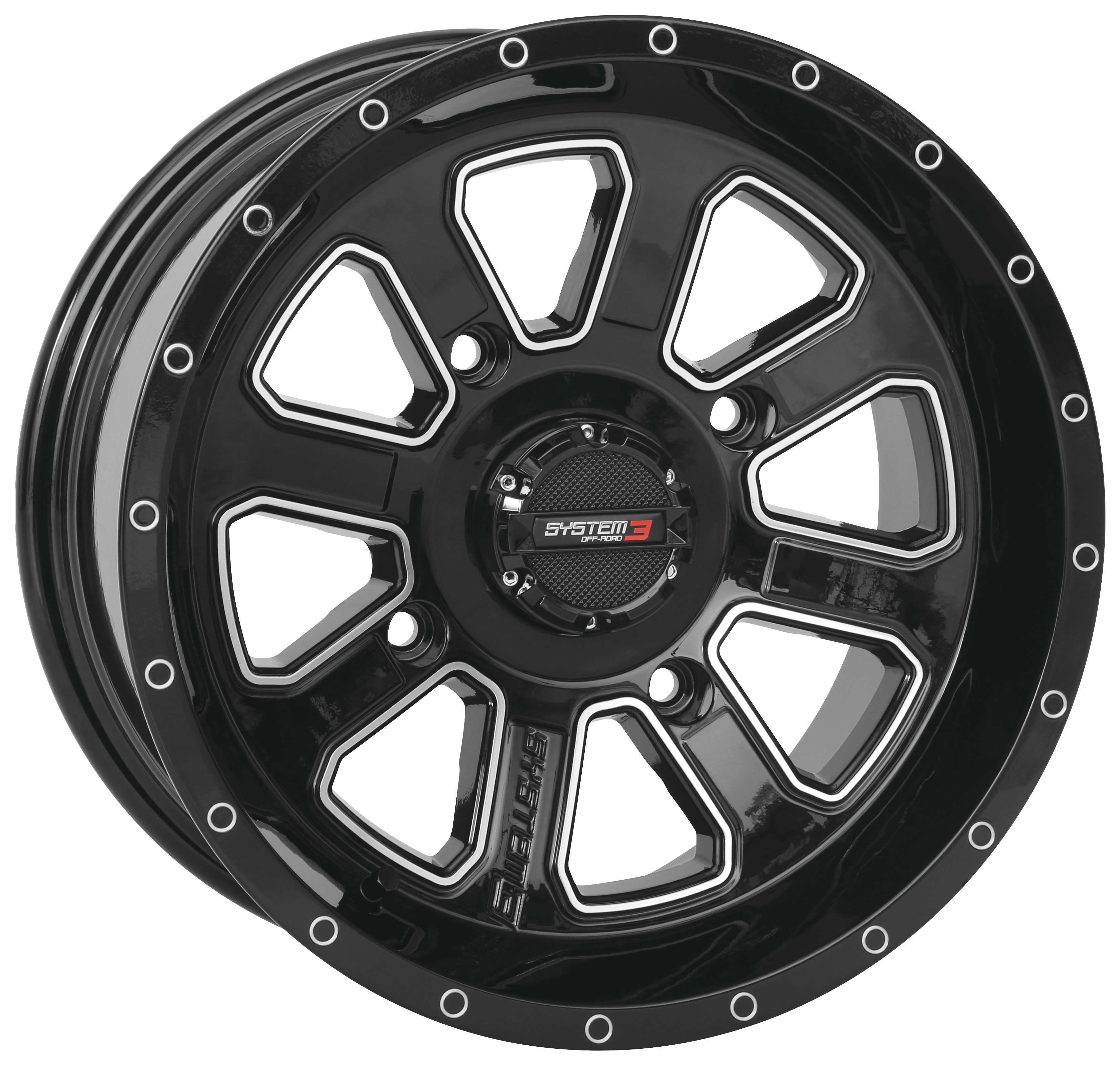 System 3 Off-Road ST-4 Aluminum Wheels 4/137 14x7 I 4+3