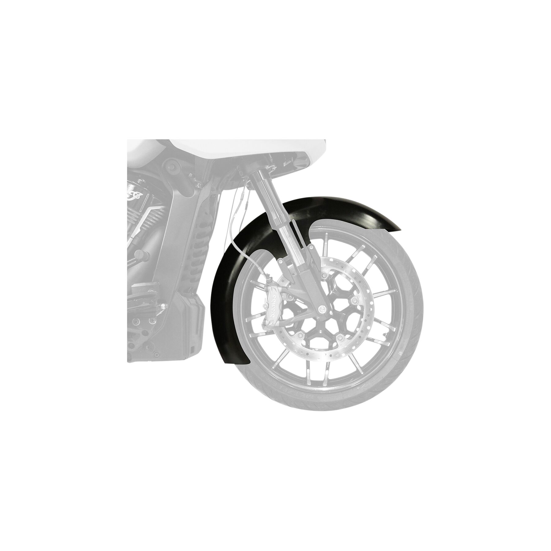 Klock Werks Tire Hugger Series Front Fender For Indian Challenger / Pu