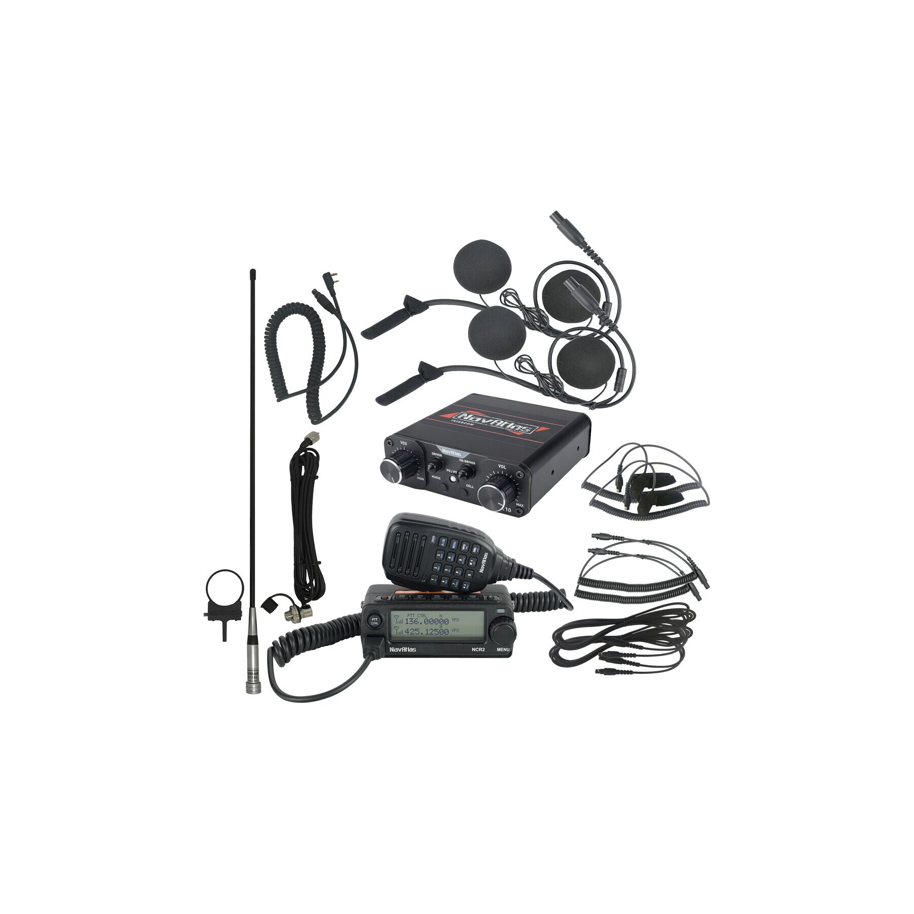 NavAtlas 2 Person In-Helmet Communication Package