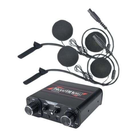 NavAtlas NNT10 In-Helmet Intercom System Kit