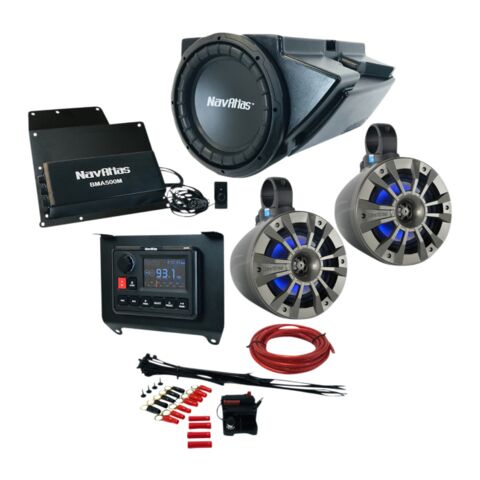 NavAtlas Zone 3 Audio Kit Polaris RZR XP Turbo 2019-2022