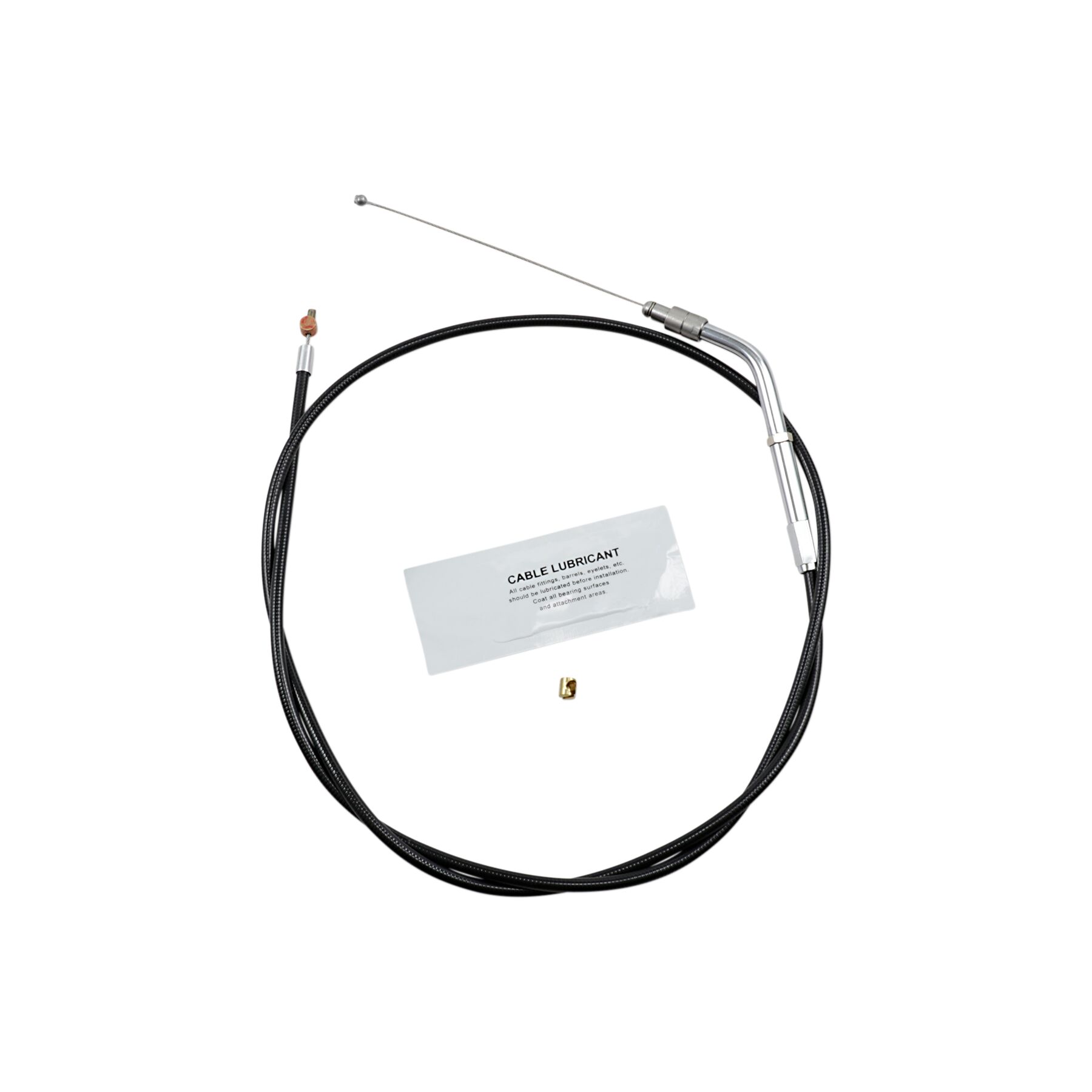 Barnett Black Vinyl Throttle Cable For Harley XR1200 2008-2012