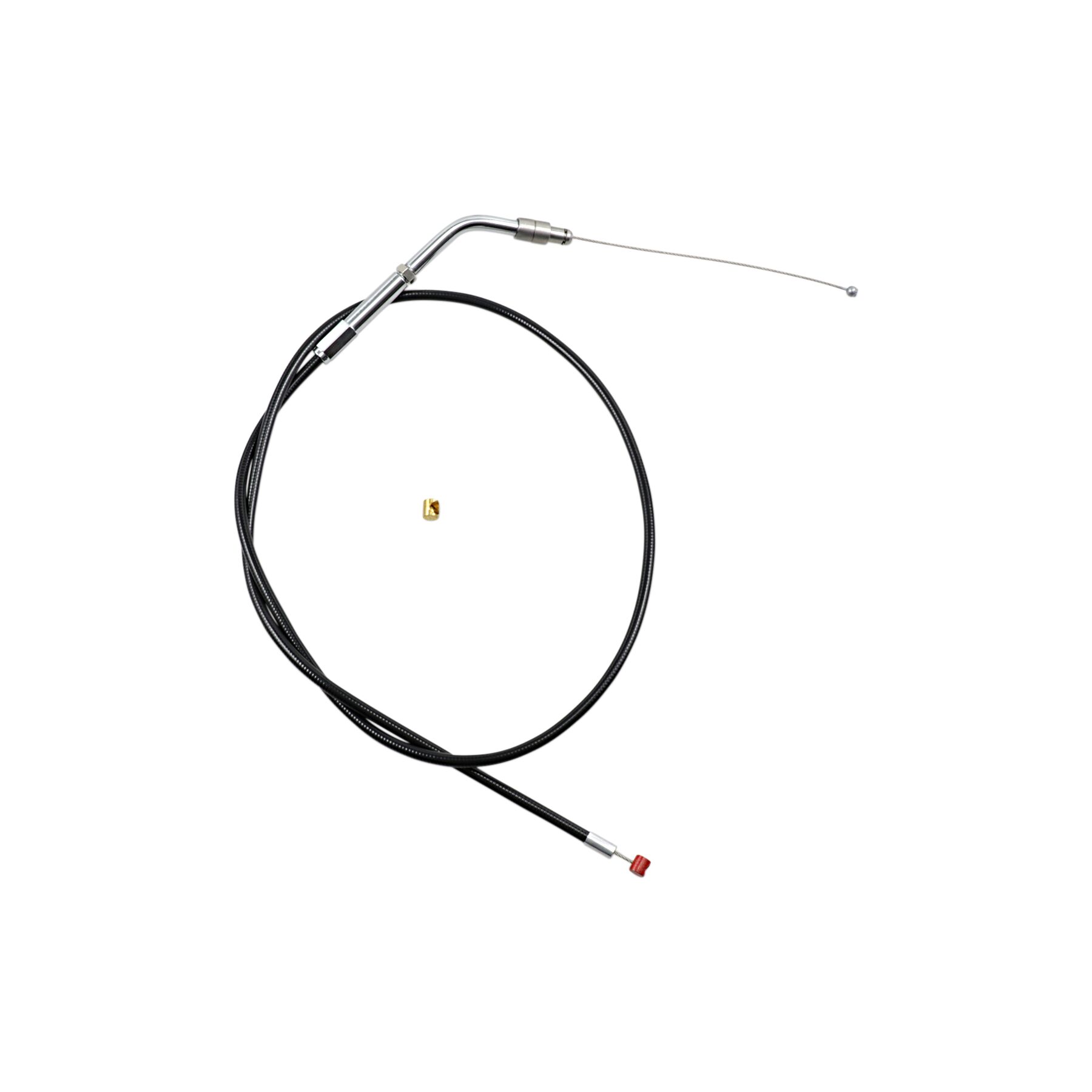 Barnett Black Vinyl Throttle Cable For Harley Sportster 2000-2001