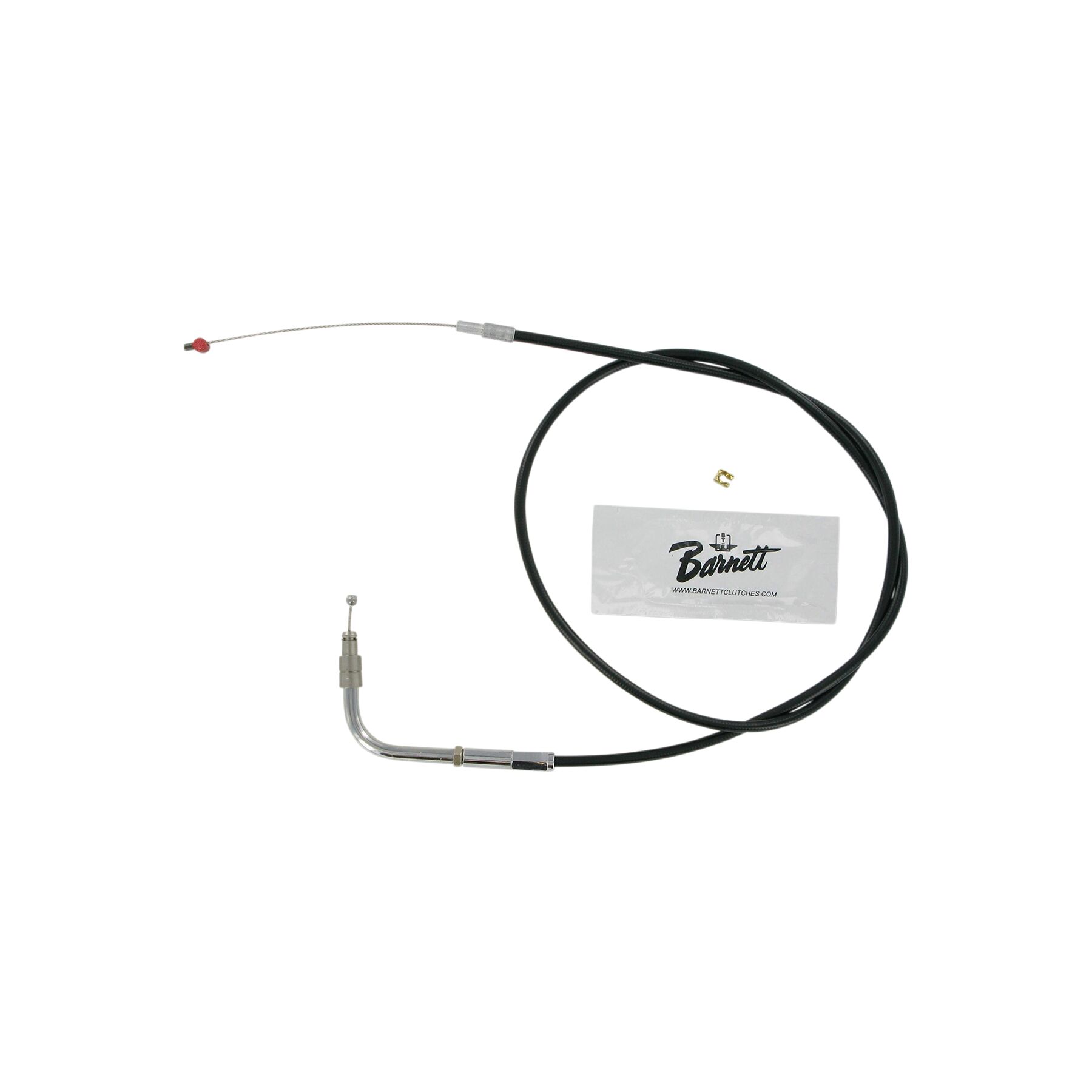 Barnett Black Vinyl Throttle Cable For Harley FLHT / FLTR 1996-2001