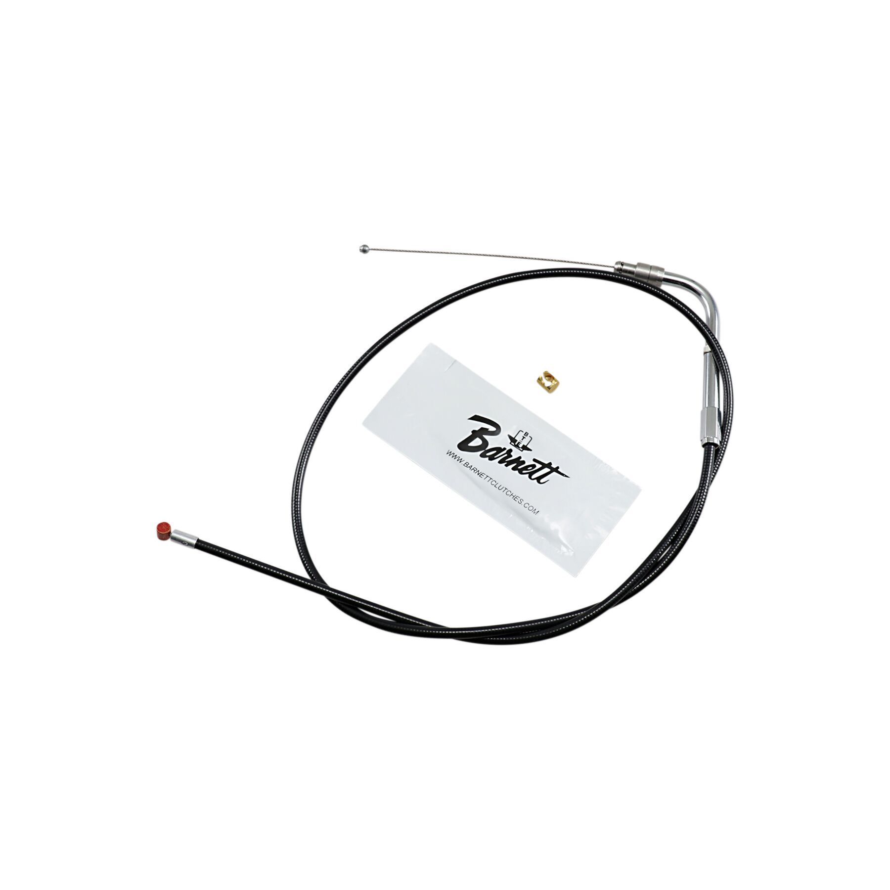 Barnett Black Vinyl Throttle Cable For Harley Softail 1996-2000