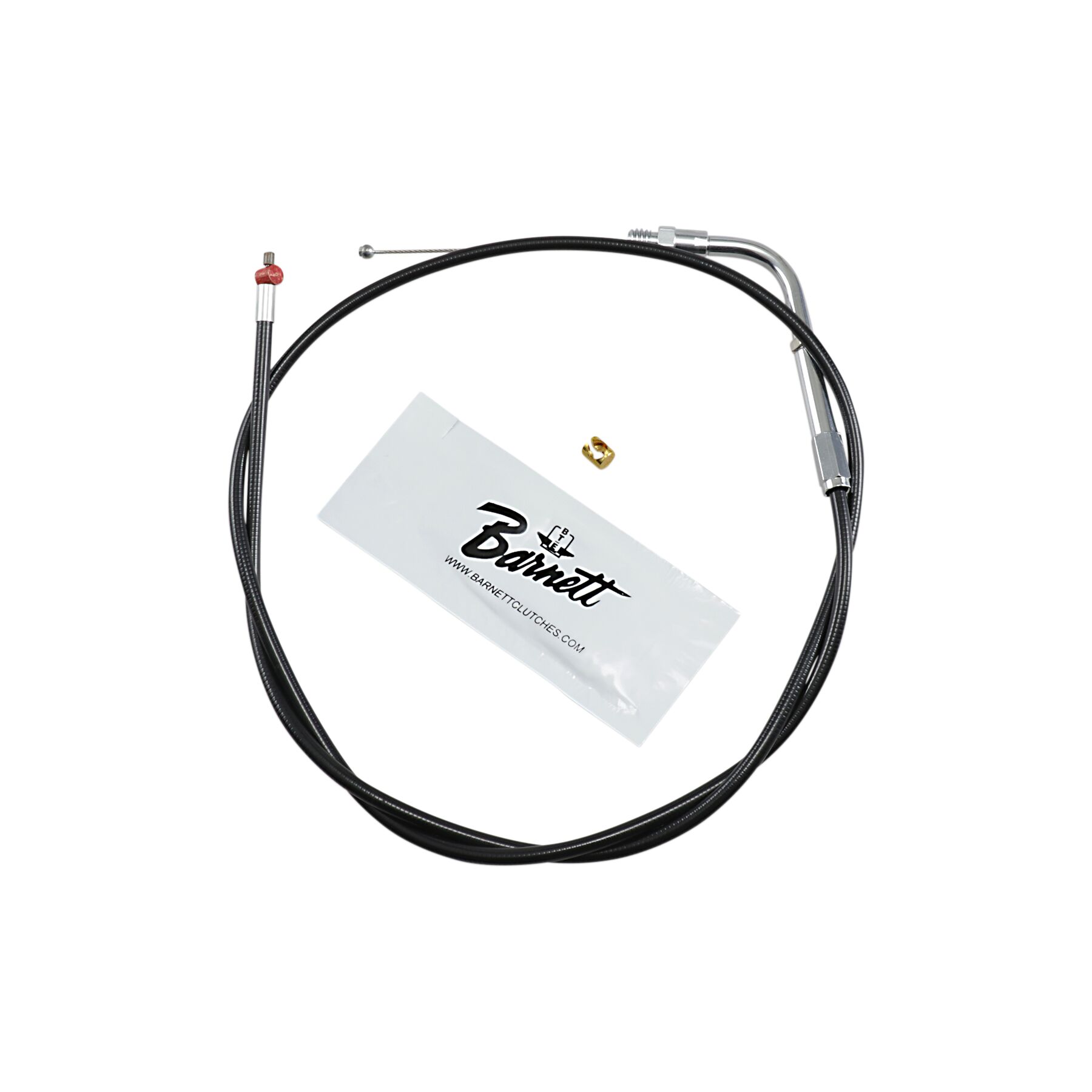 Barnett Black Vinyl Throttle Cable For Harley FXLR 1988-1989