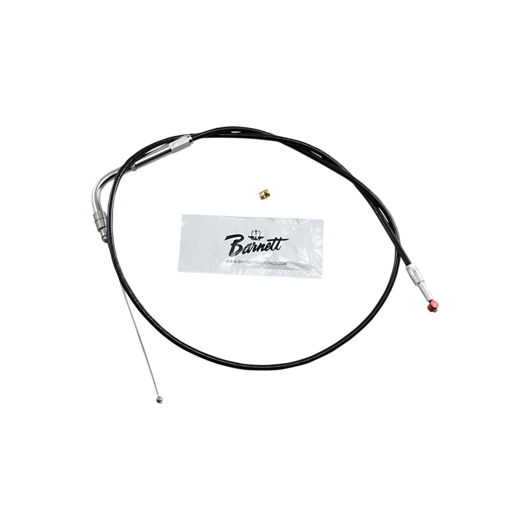 Barnett Black Vinyl Throttle Cable For Harley Softail 2001-2015