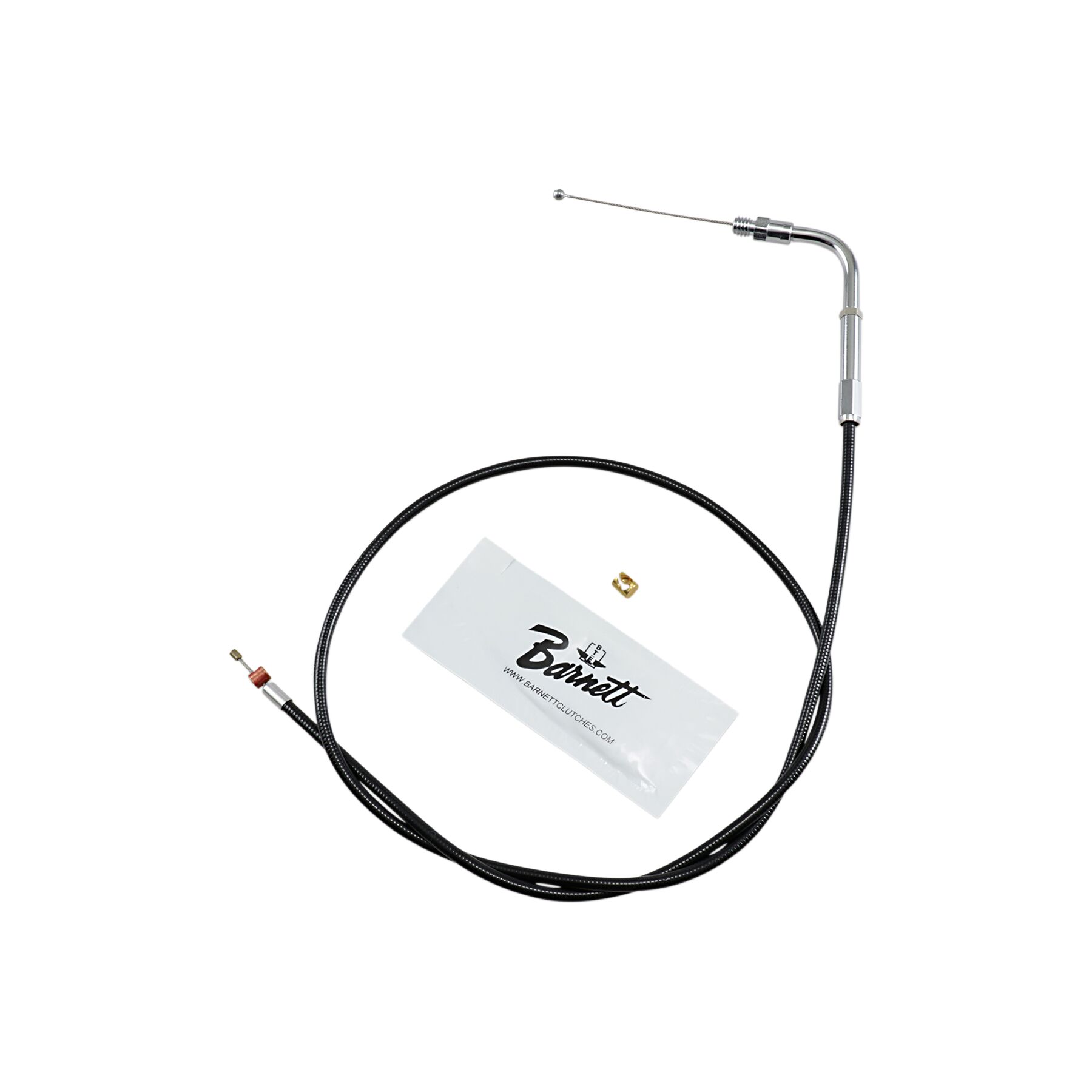 Barnett Black Vinyl Throttle Cable For Harley FX 1983-1989