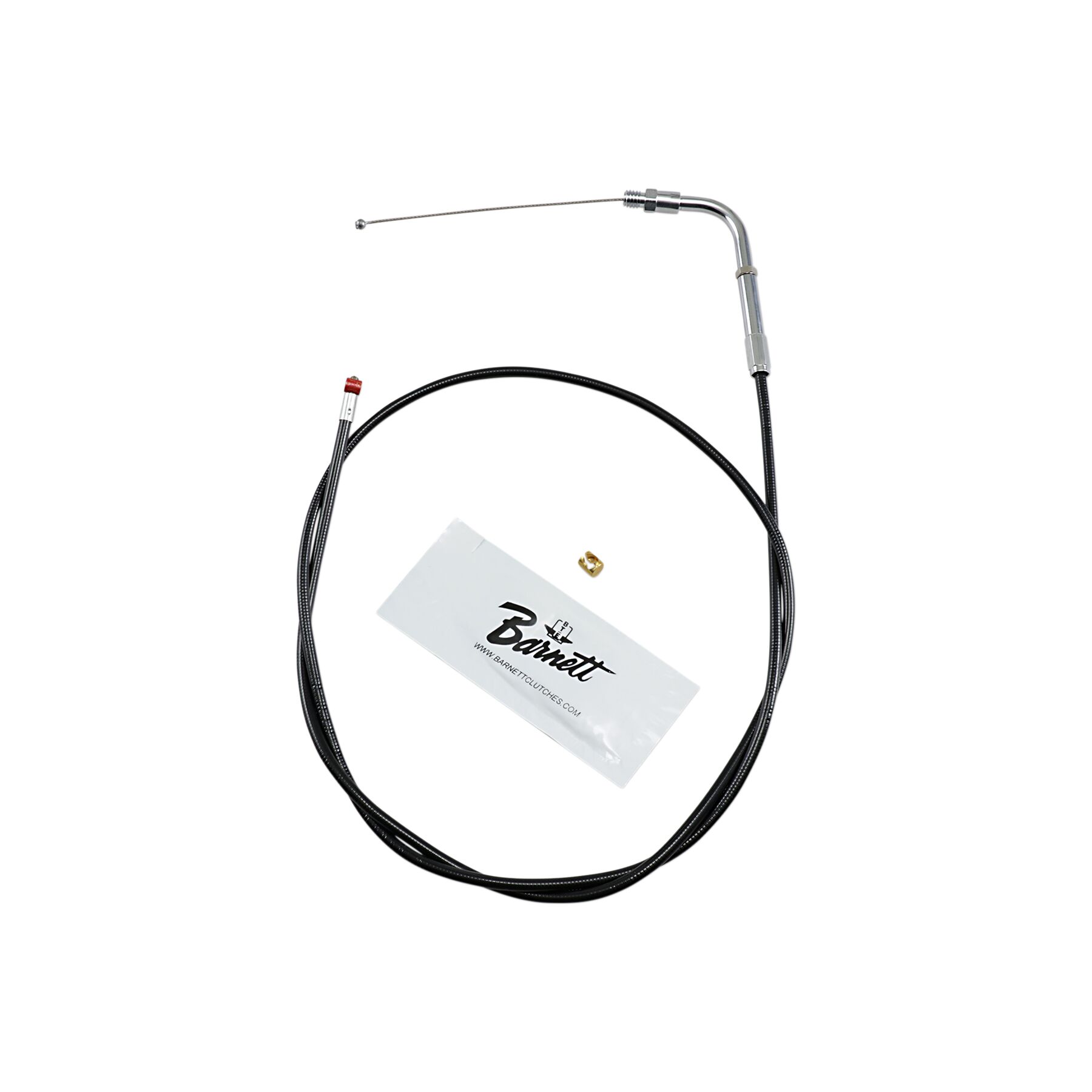 Barnett Black Vinyl Throttle Cable For Harley Touring 1990-1995