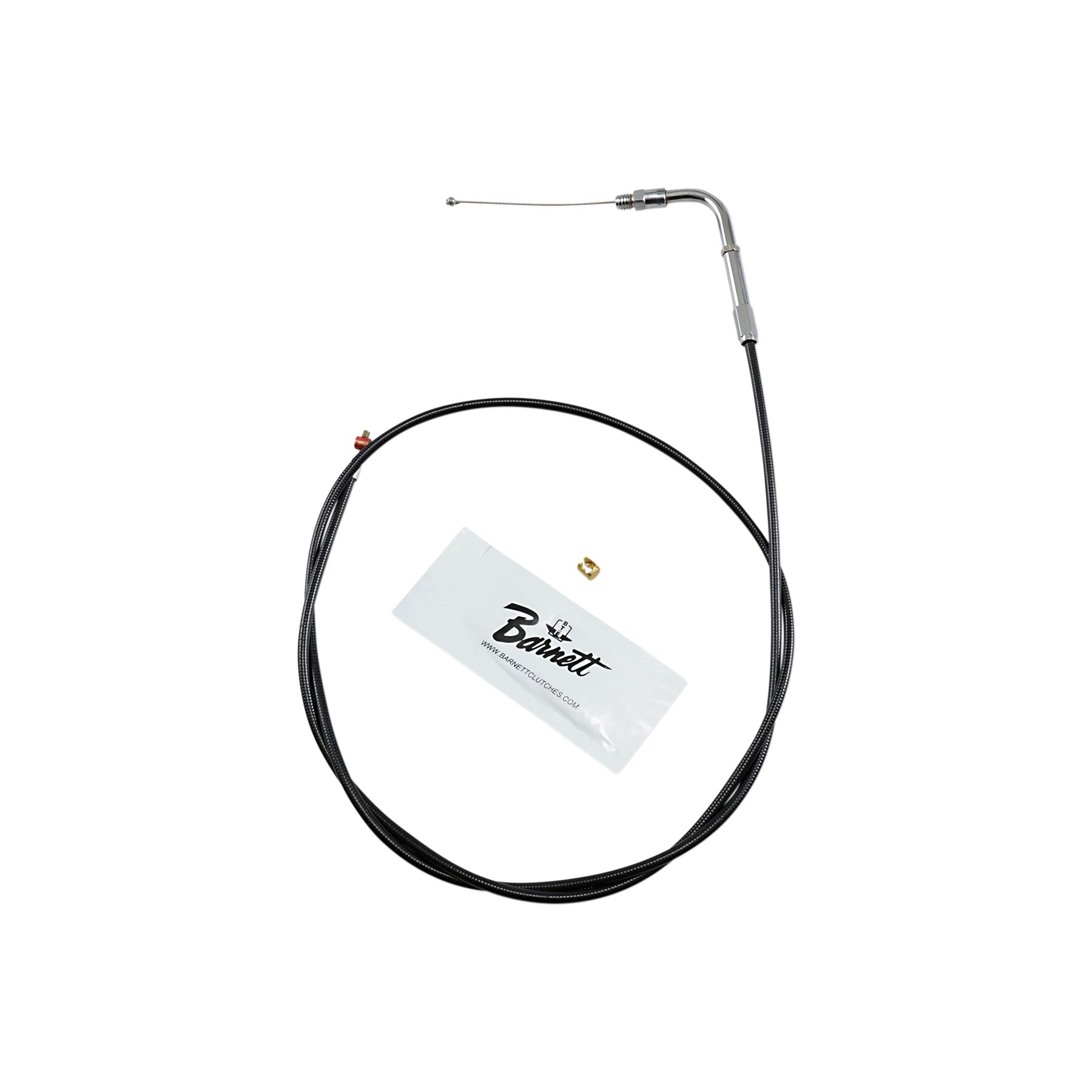 Barnett Black Vinyl Throttle Cable For Harley Touring 1984-1989