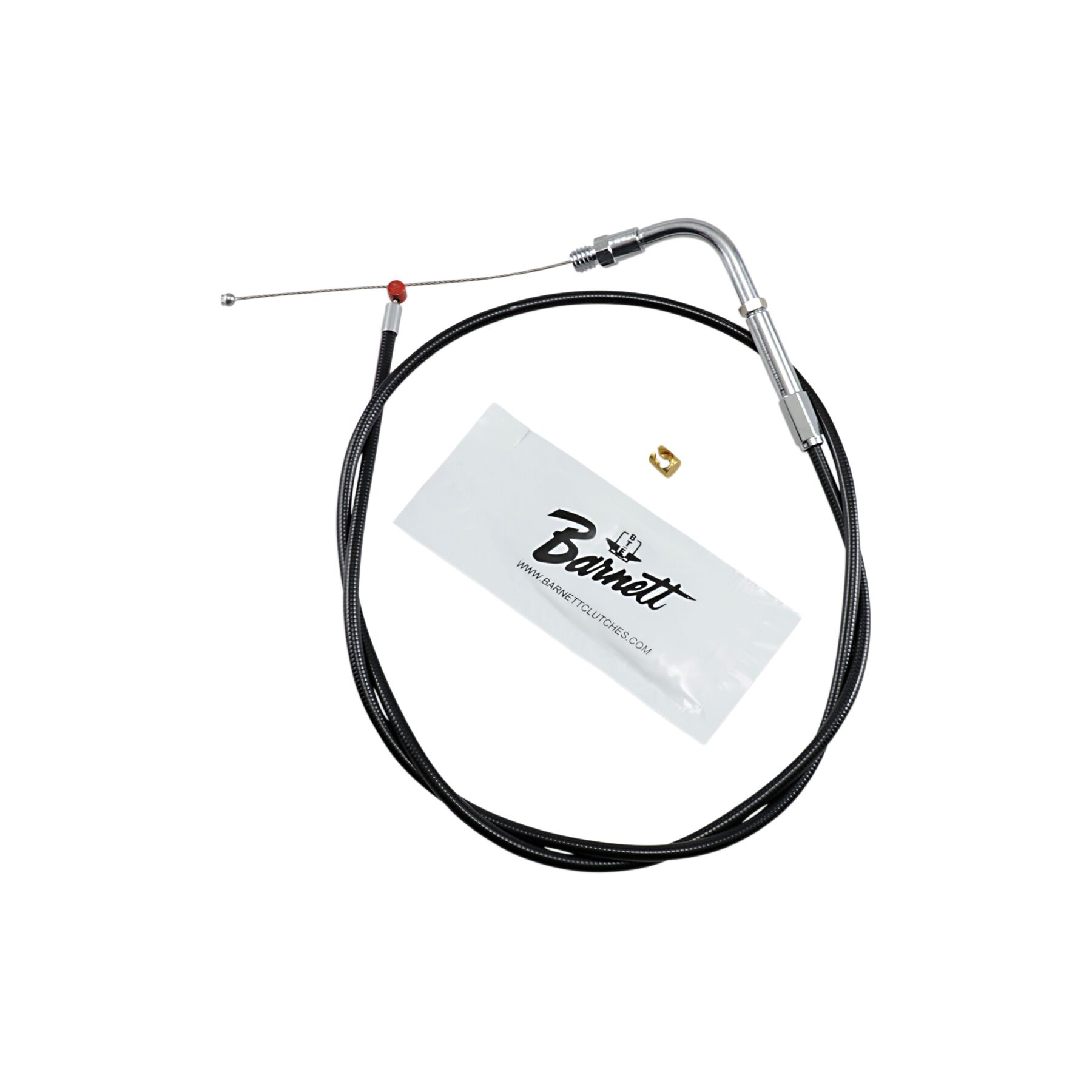 Barnett Black Vinyl Throttle Cable For Harley FXSTS 1990-1995