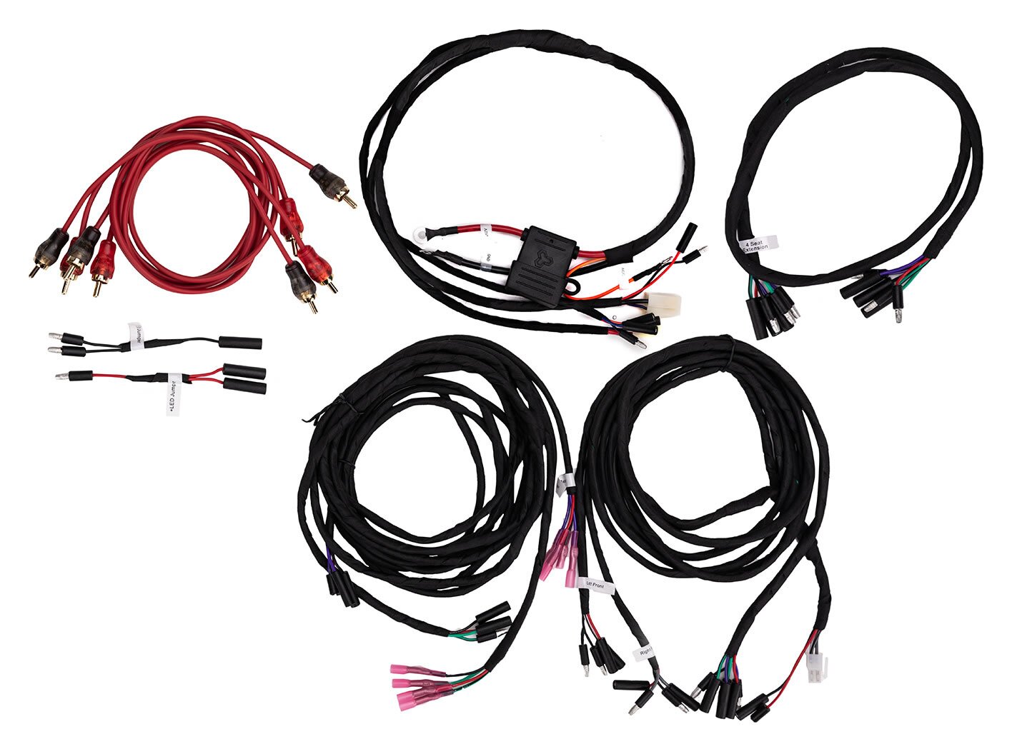 MB Quart Universal Dual Amplifier Wire Harness RevZilla