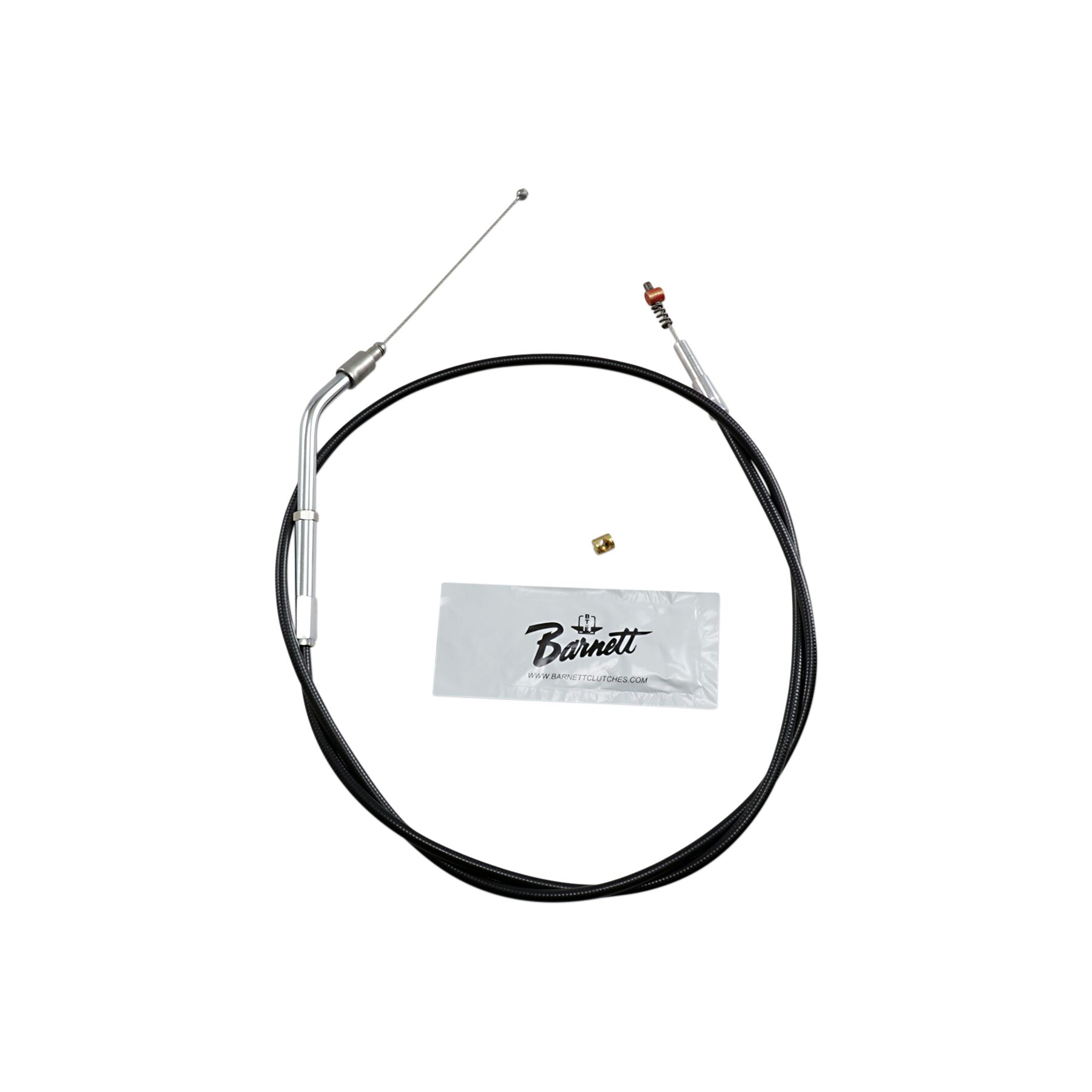 Barnett Black Vinyl Idle Cable For Harley Sportster 2007-2022