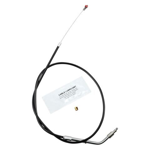 Barnett Black Vinyl Idle Cable For Harley Sportster 2000-2001
