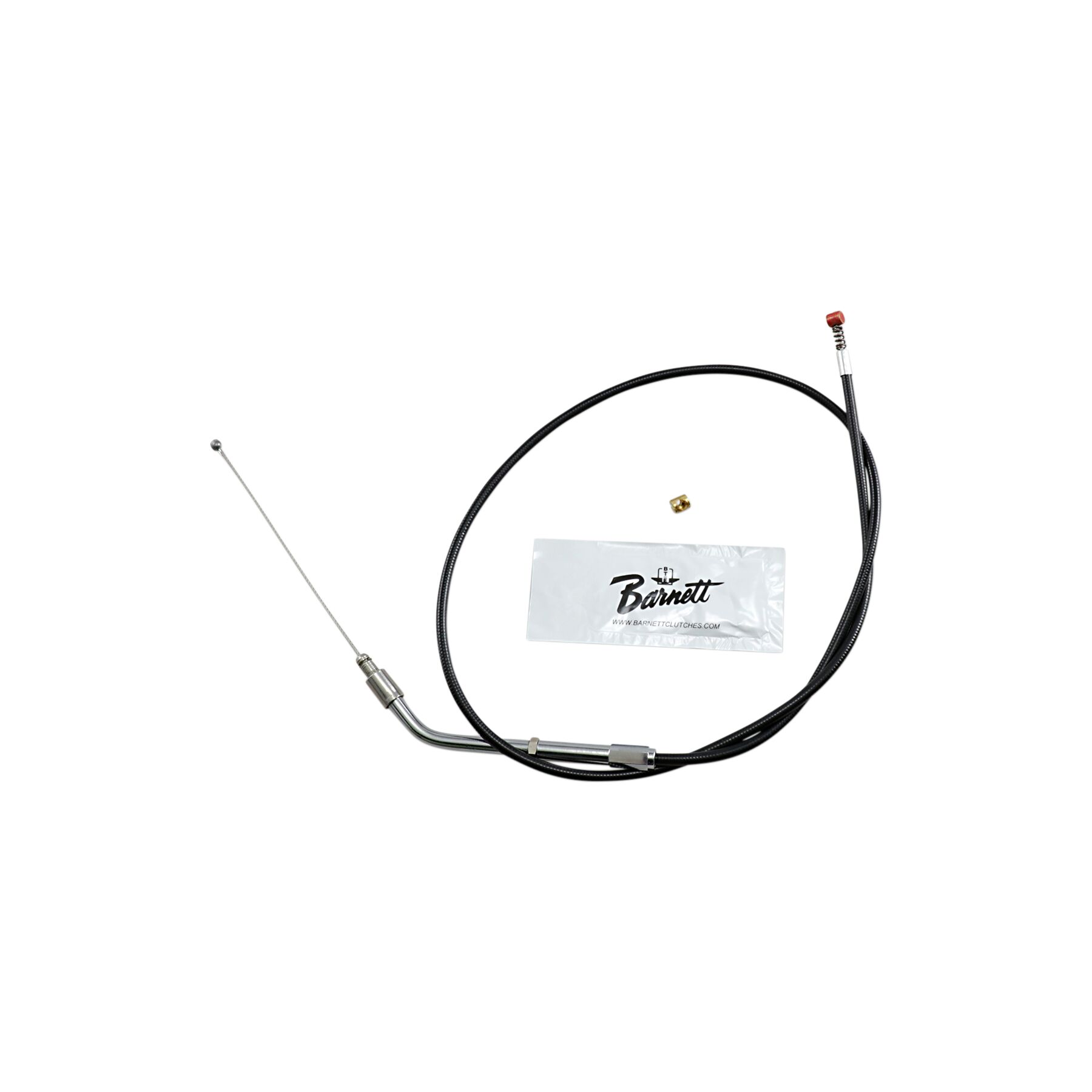 Barnett Black Vinyl Idle Cable For Harley Sportster 1996-2006