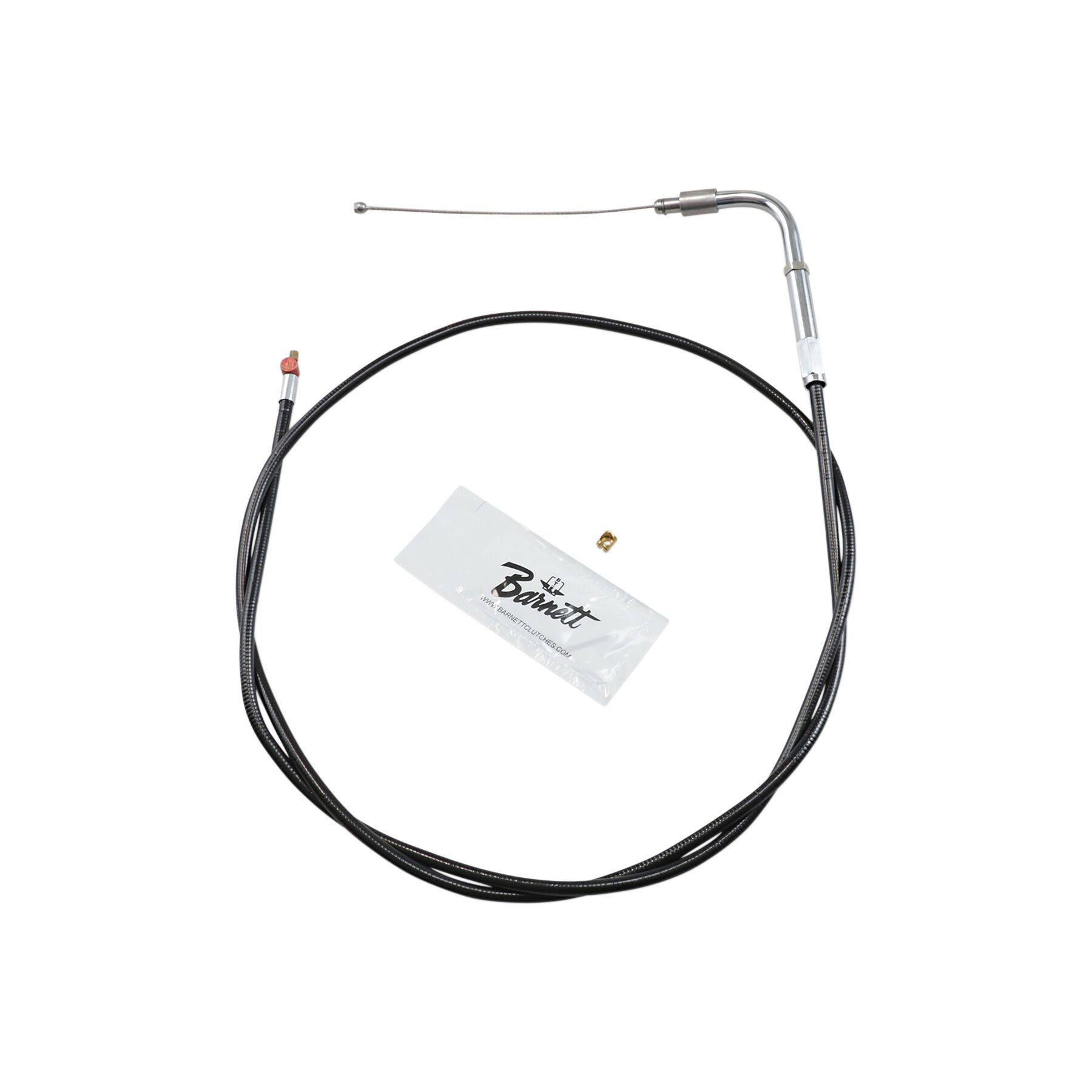 Barnett Black Vinyl Idle Cable For Harley FLHR 1996-2001