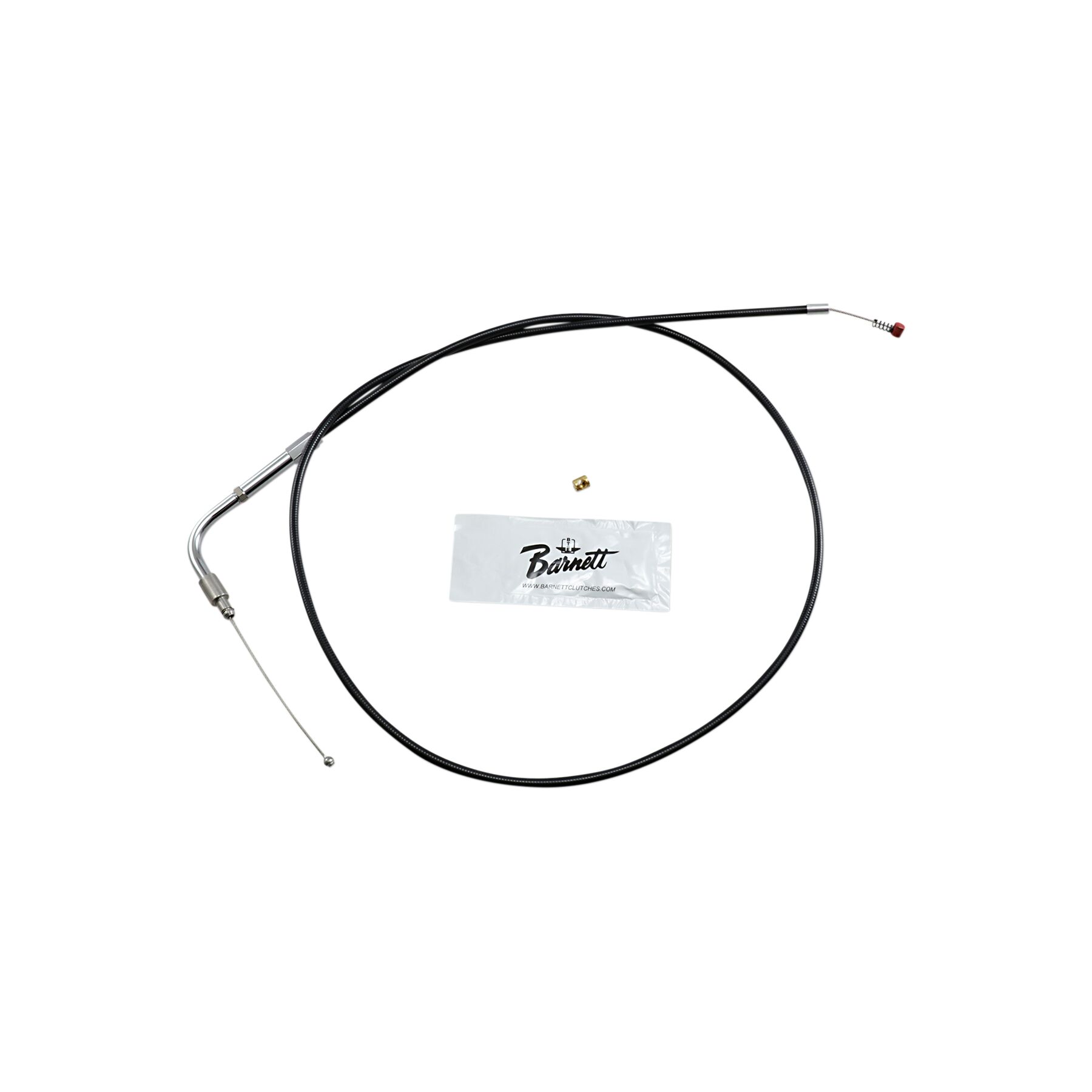 Barnett Black Vinyl Idle Cable For Harley Touring 2002-2006