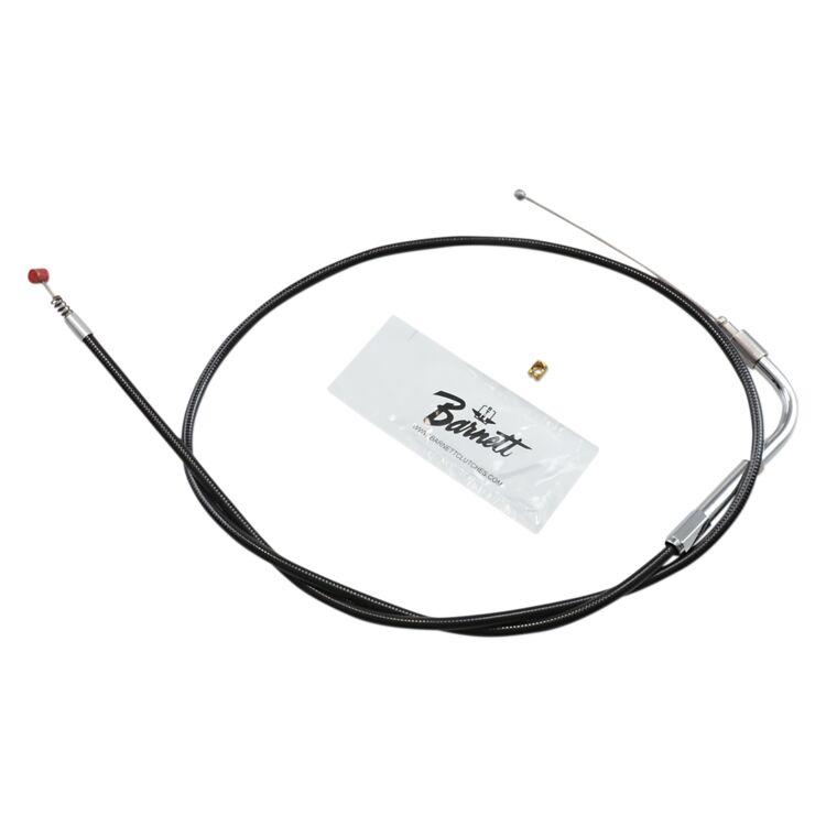 Barnett Black Vinyl Idle Cable For Harley Softail 1996-2000 Stock
