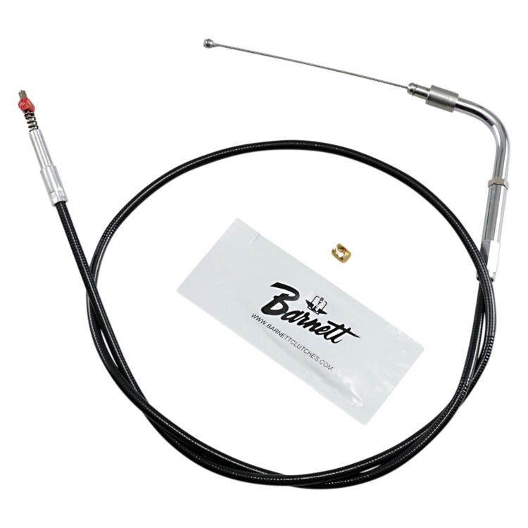 Barnett Black Vinyl Idle Cable For Harley Softail 2001-2015 Stock