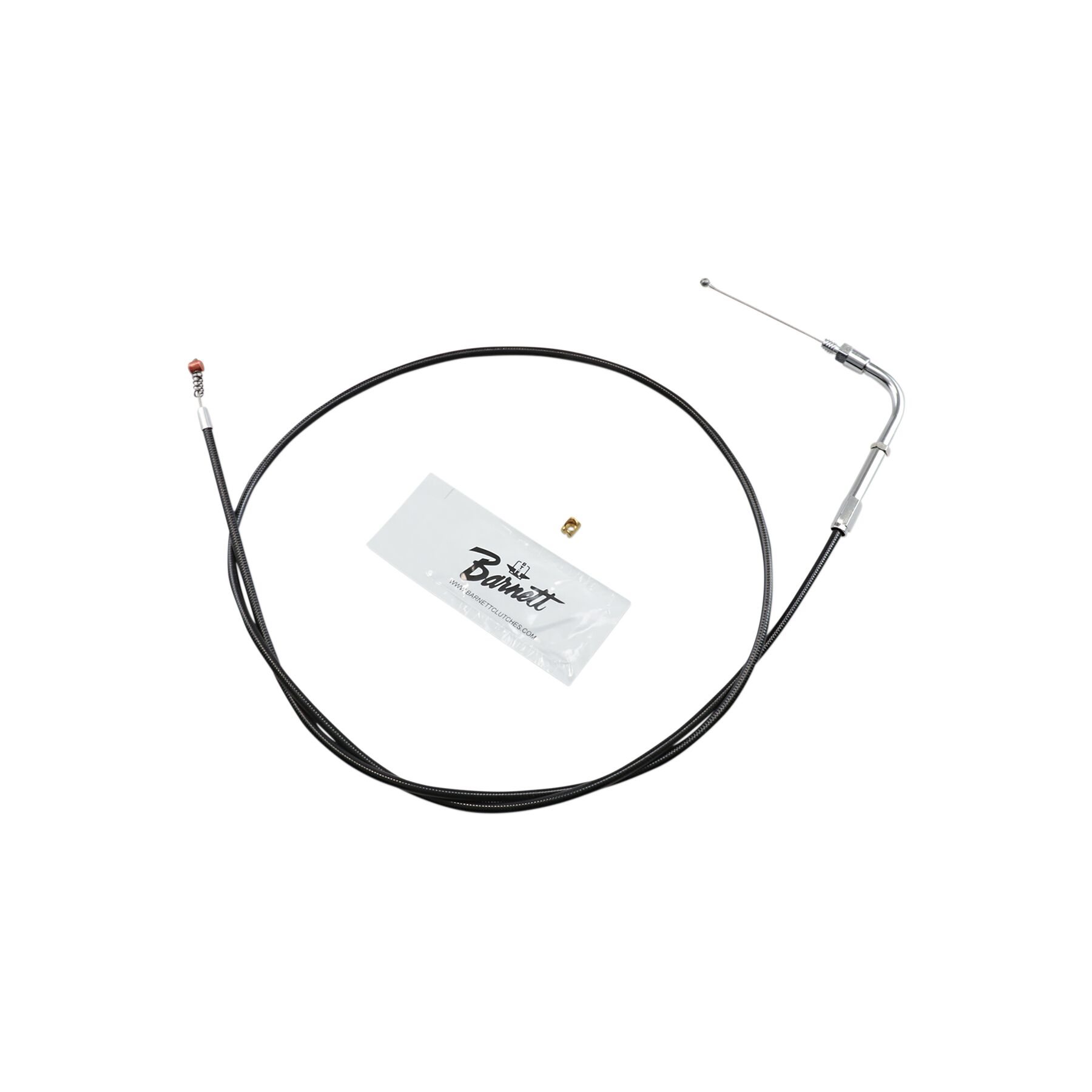 Barnett Black Vinyl Idle Cable For Harley Touring 1984-1989