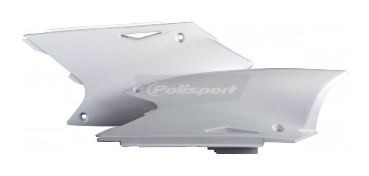 Polisport Kawasaki Side Panels KXF 450 2006 - 2008, White