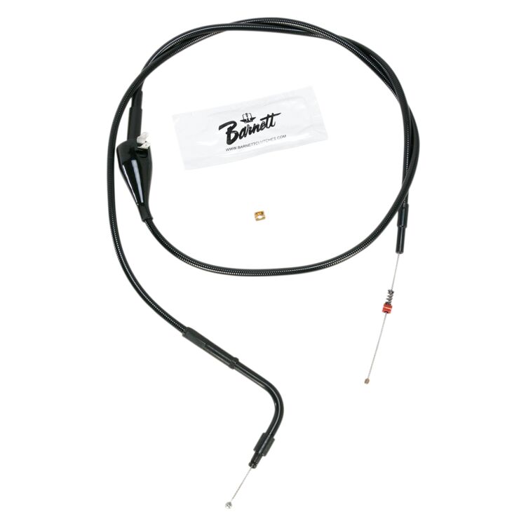 Barnett Stealth Series Idle Cable For Harley Touring With Cruise 2002-2006 +6"