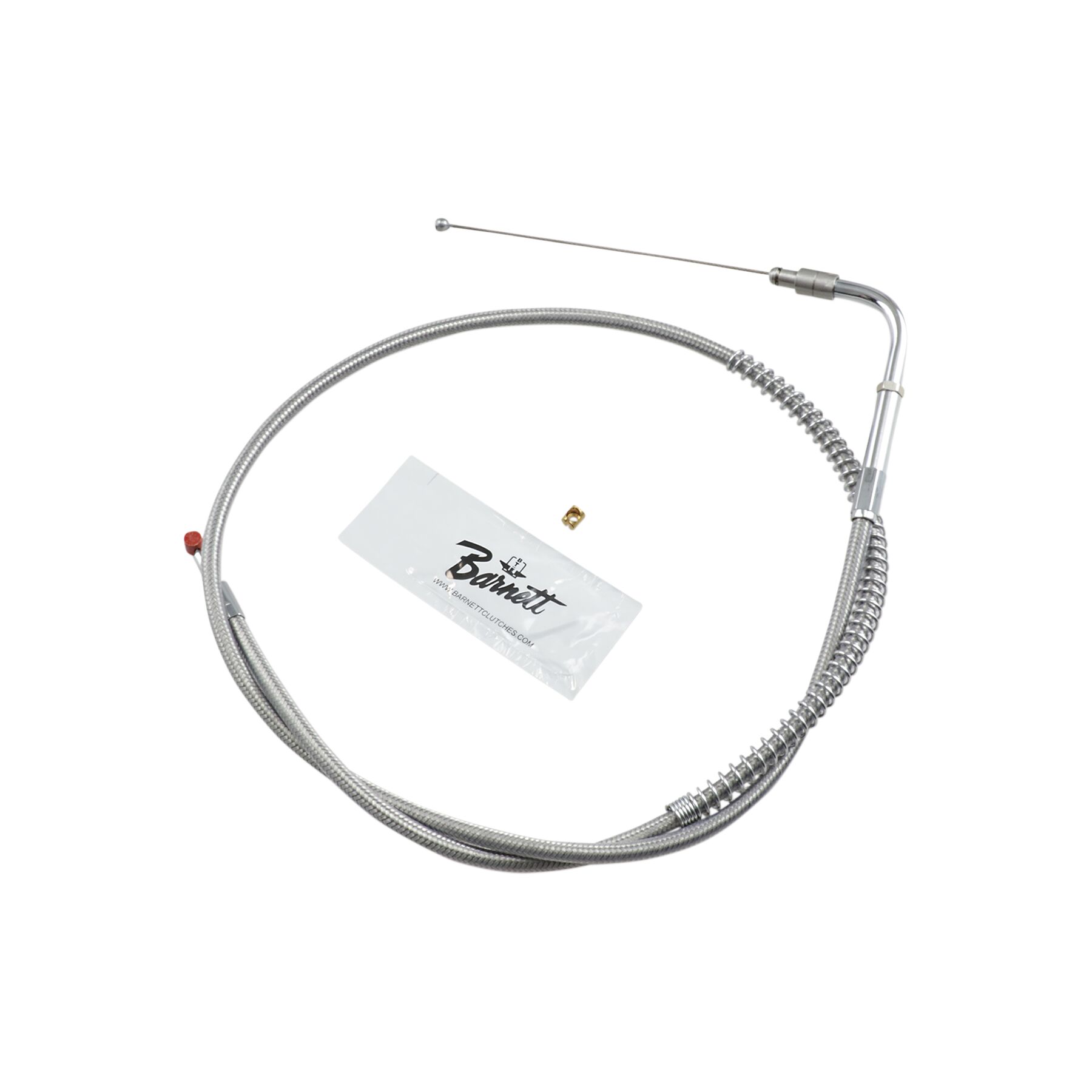 Barnett Stainless Steel Throttle Cable For Harley FXD / FXDF 2006-2017