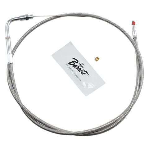 Barnett Stainless Steel Throttle Cable For Harley Touring 1990-1995