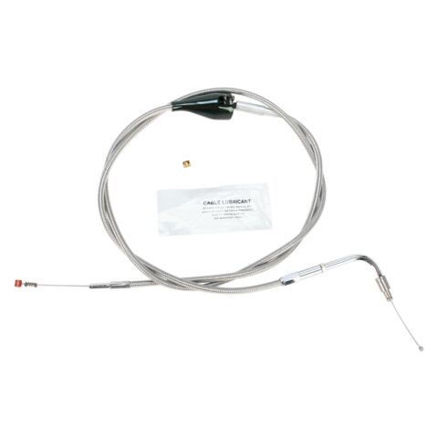 Barnett Stainless Steel Idle Cable For Harley Touring With Cruise 2002-2006