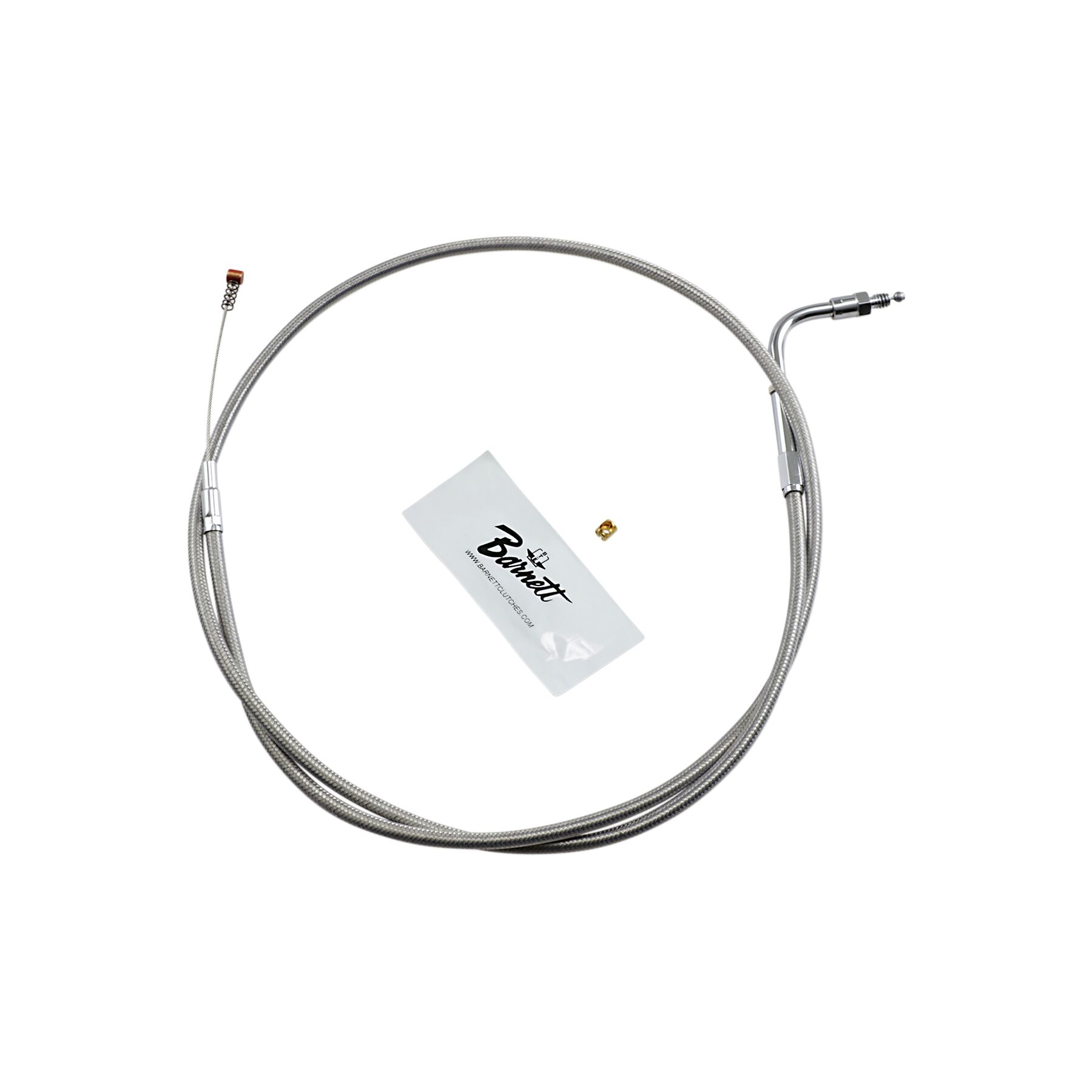 Barnett Stainless Steel Idle Cable For Harley Touring 1984-1989