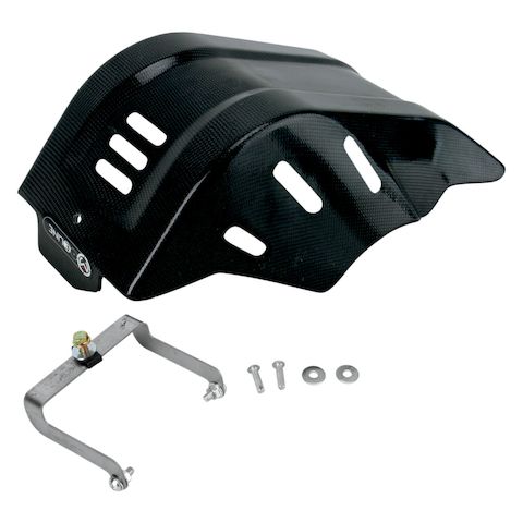 Moose Racing Carbon Fiber Skid Plate KTM / Husqvarna 250cc-300cc 2017-2018