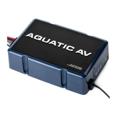 Aquatic AV 300 Watt 2-Channel Amplifier For Harley Touring 1998-2025