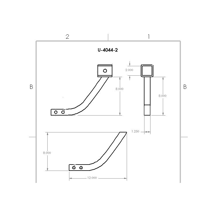 Hornet Outdoors 1.25" To 2" Riser / Converter