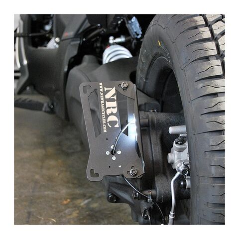 New Rage Cycles Side Mount License Plate For Can Am Ryker 2019-2025