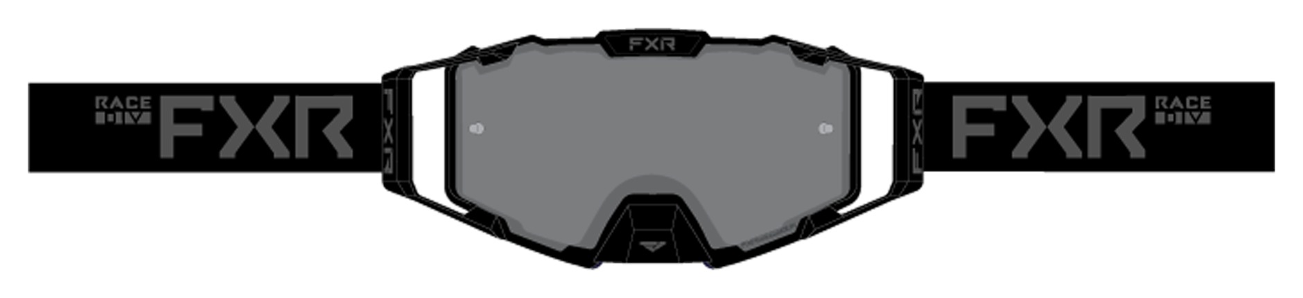FXR Combat MX Goggles Clear