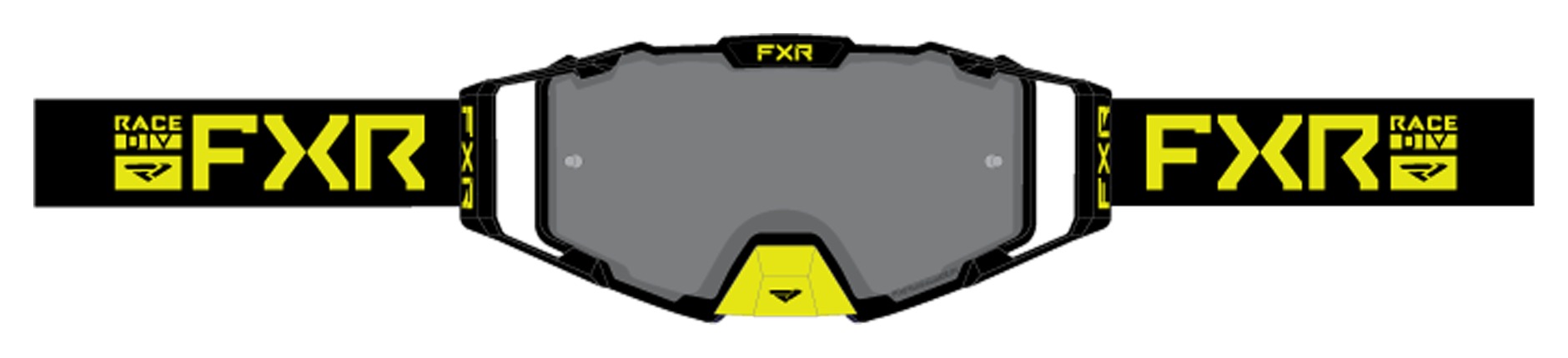 FXR Combat MX Goggles Smoke