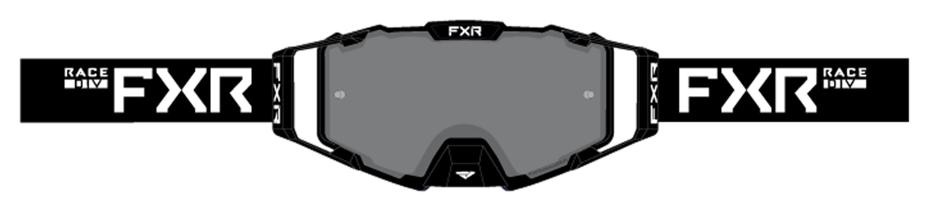 FXR Combat MX Goggles Smoke