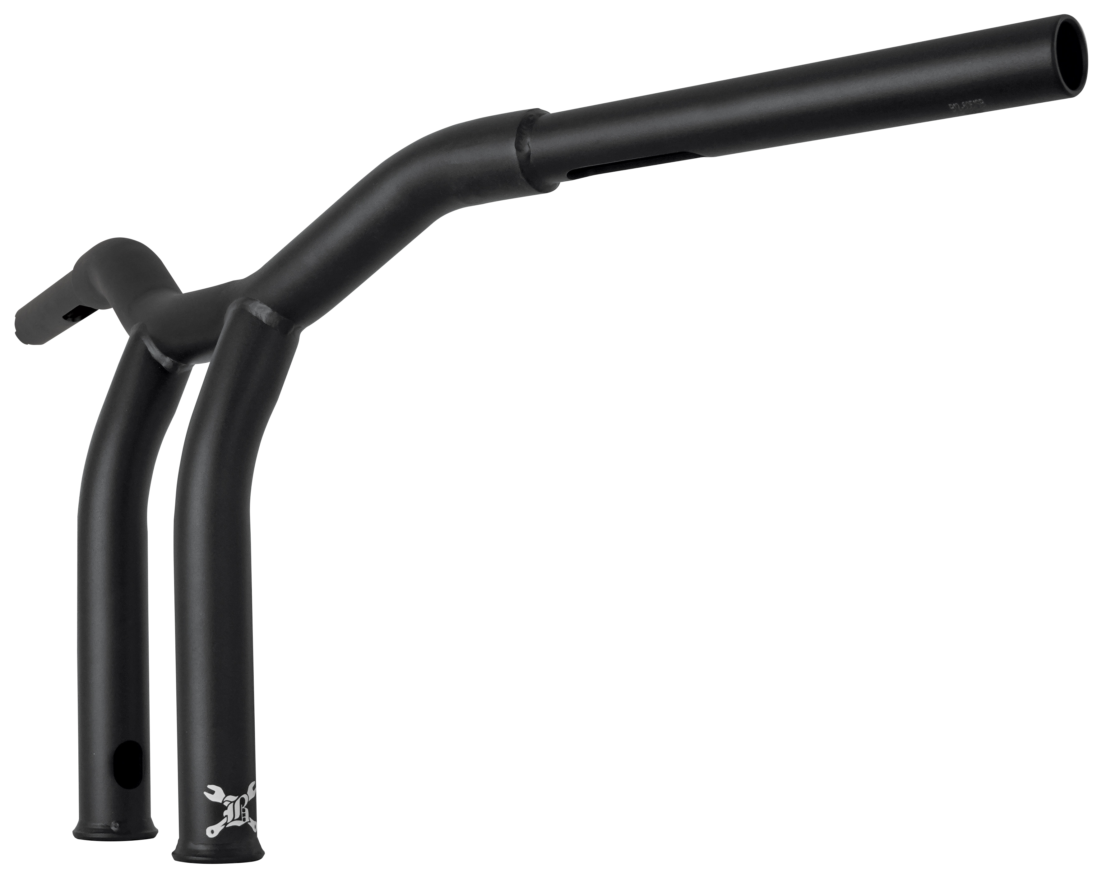 Burly Brand Dominator Raked T-Bar Handlebars 14" Rise