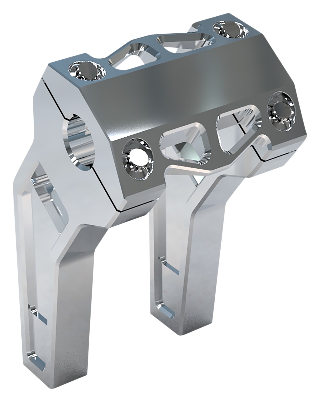 LA Choppers 1" Billet Performance Risers 6" Rise Straight