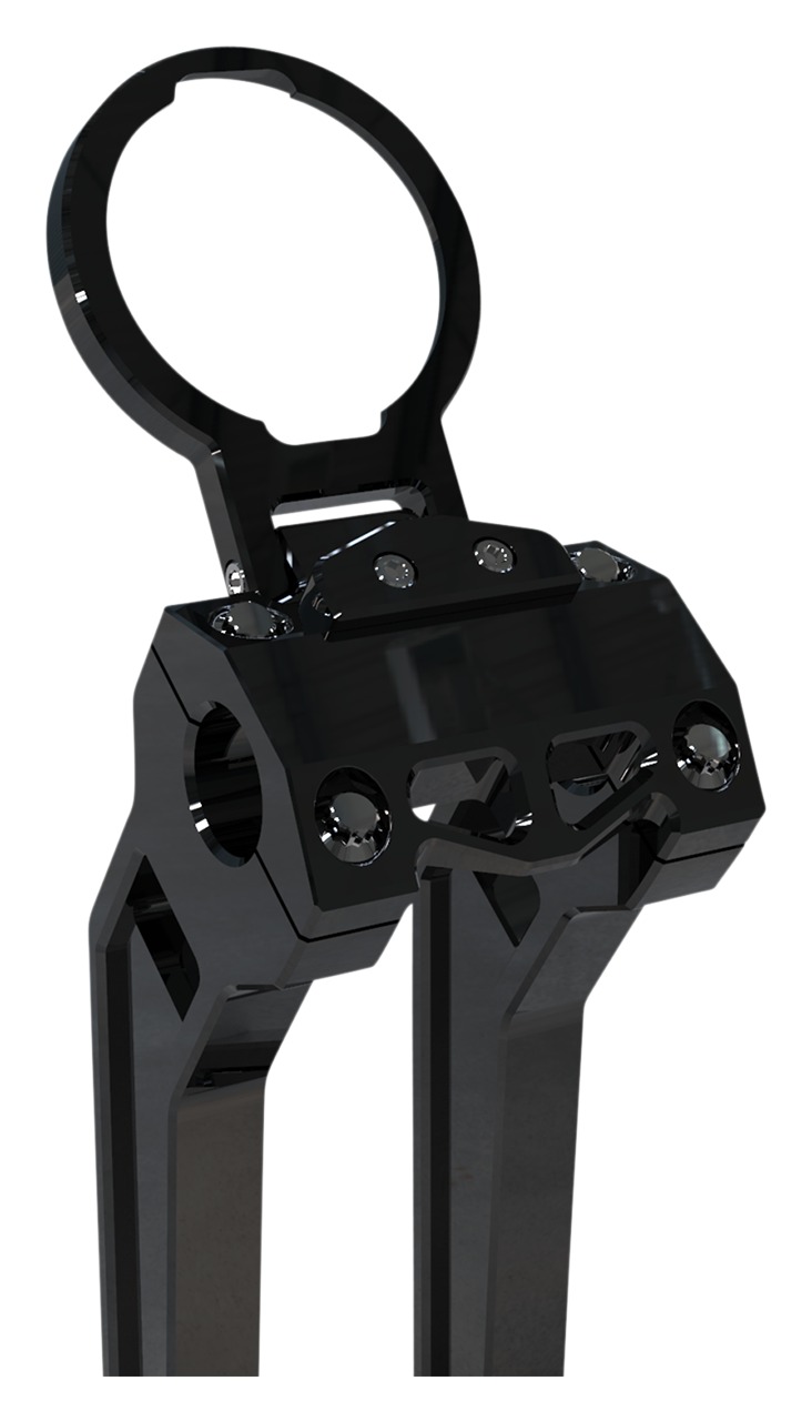 LA Choppers Single Gauge Mount For Harley Dyna / Sportster 19992022