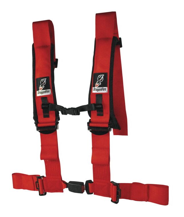 DragonFire 4-Point Harness - 3" Buckle Latch Buckle