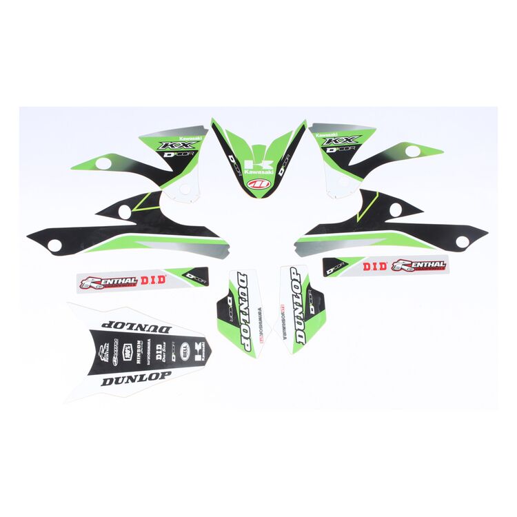 D'COR Visuals Raceline Graphics Kit Kawasaki KX85 / KX100 2014-2019