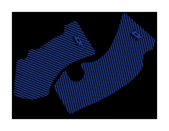 D'COR Visuals Frame Grip Tape Yamaha YZ250F / FX / YZ450F / FX 2018-2024 N/A