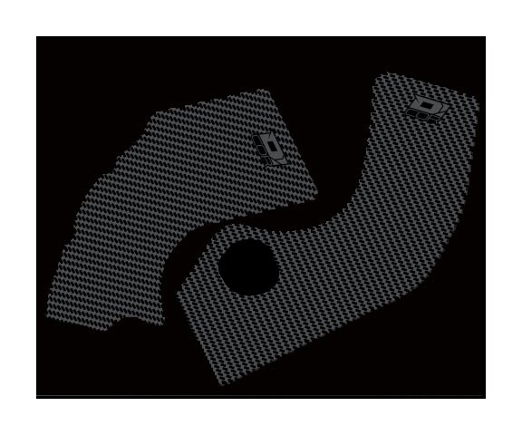 D'COR Visuals Frame Grip Tape Kawasaki KX250 / X / KX450 / X / SR 2019-2024 N/A