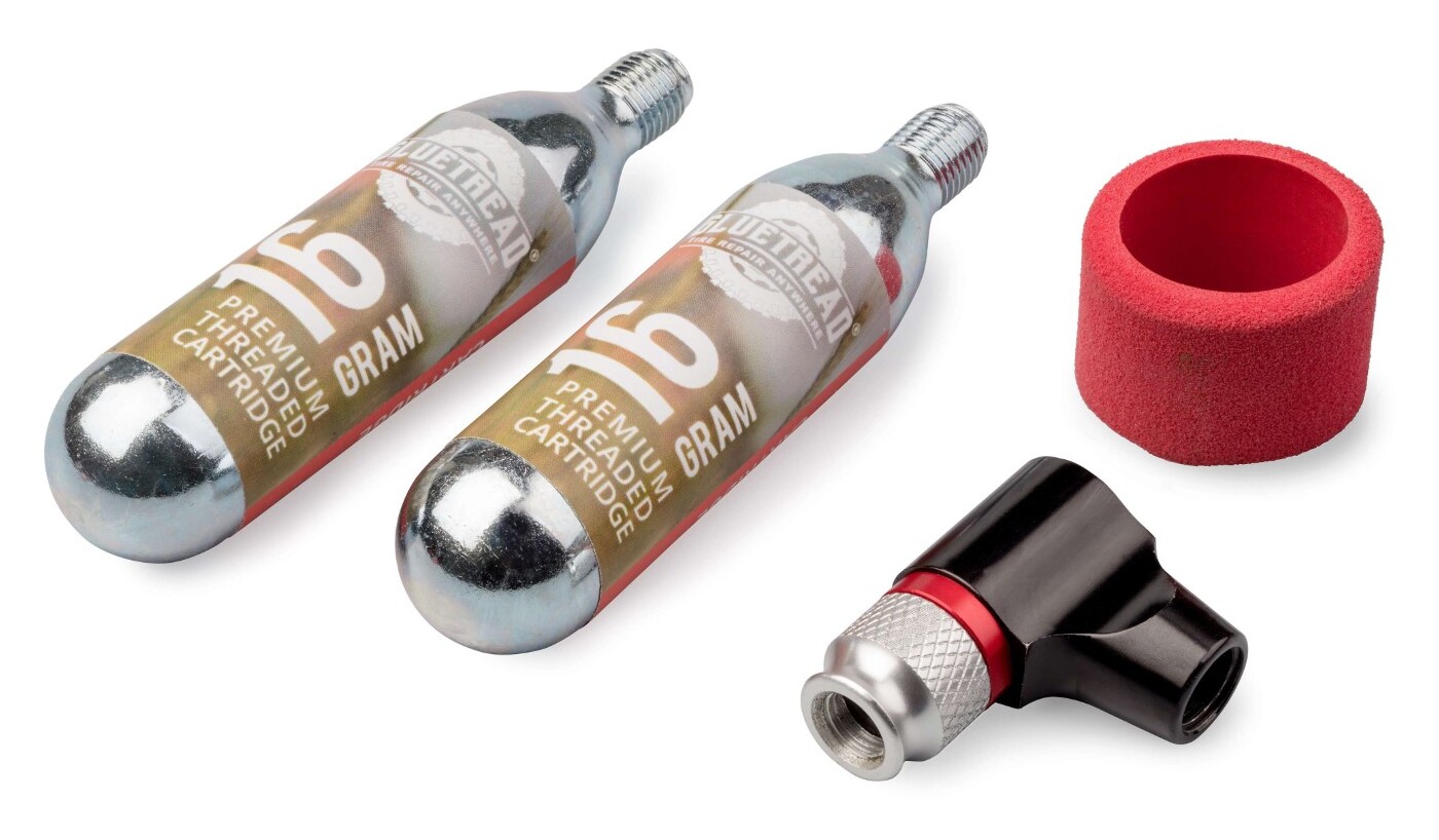 Glue Tread CO2 Tire Inflation Kit 6 (2.00) Off! RevZilla